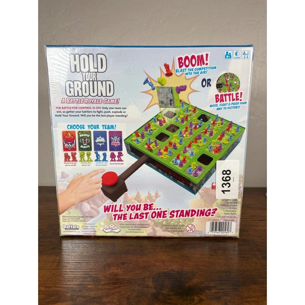 Buffalo Games Hold Your Ground A Battle Royale Game Sealed Kids Board‎ Game 569